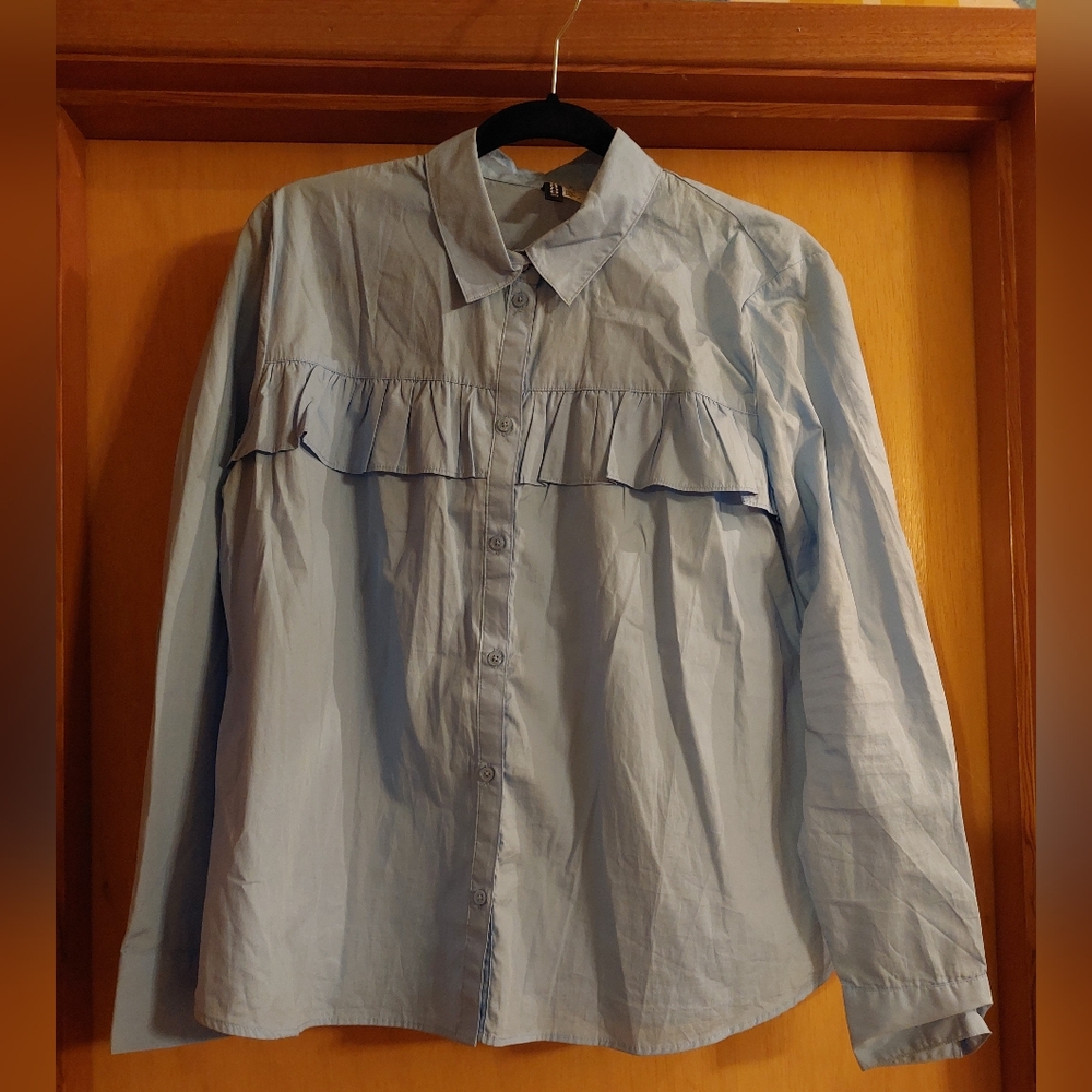 Light Blue Button-Up Shirt